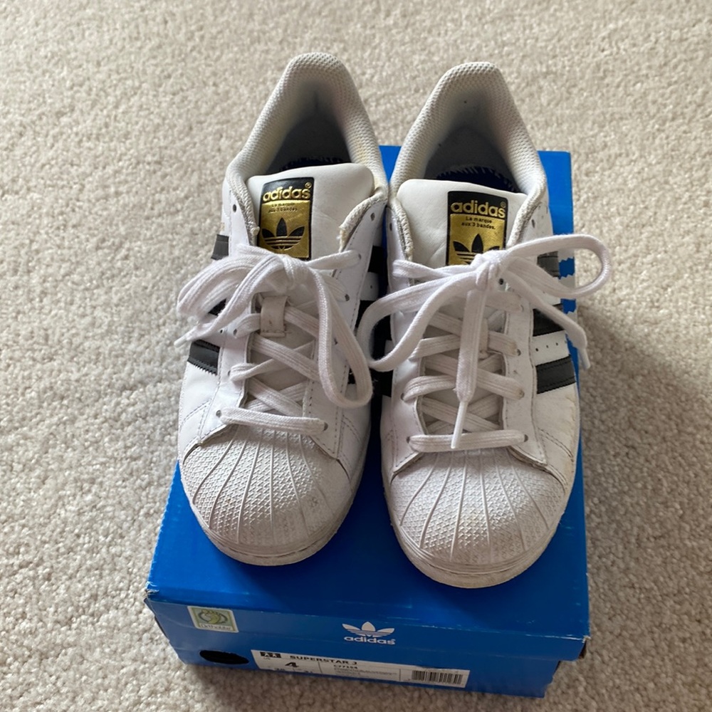 adidas superstar sneakers (child size 4) or ladies size 6